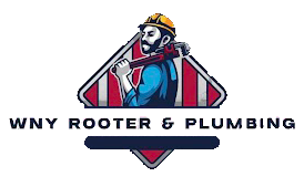 WNY Rooter & Plumbing Logo with transparent background.